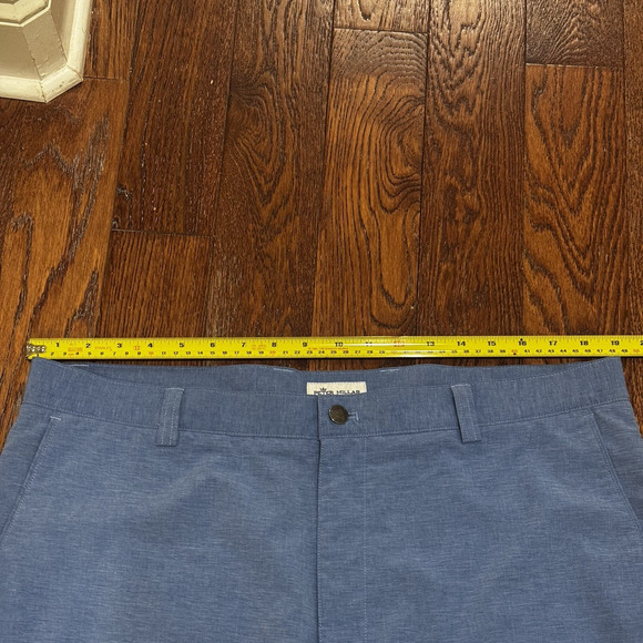 Peter Millar Shackleford Performance Hybrid Golf Shorts Swim Trunks Mens 38 Blue - Picture 7 of 11